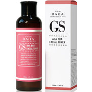 ProtoClinical k-beauty Cos De BAHA GS Clarifying Facial Toner with Glycolic Acid 7% AHA + Salicylic Acid 0.5% BHA 200ml single toner bottle shown upright on a clean white background
