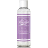 ProtoClinical k-beauty Cos De BAHA T3 Advanced 3% Tranexamic Acid Facial Toner 200ml single upright lavender bottle centered on a white background with soft pastel corner accents