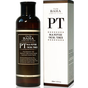 ProtoClinical k-beauty Cos De BAHA PT M.A Peptide Facial Toner (Peptide Complex Facial Toner with Matrixyl 3000 & Argireline) 200ml single facial toner bottle on a clean white background