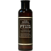 ProtoClinical k-beauty Cos De BAHA PT M.A Peptide Facial Toner (Peptide Complex Facial Toner with Matrixyl 3000 & Argireline) 200ml single upright taupe toner bottle centered on a white background with pale blue side accents