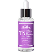 ProtoClinical k-beauty Cos De BAHA TN Tranexamic Acid 5% Serum with Niacinamide 5% 60ml single clear serum bottle with purple label and white dropper cap on a clean white background