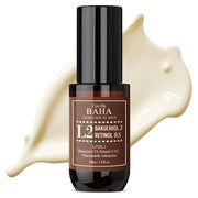 ProtoClinical k-beauty Cos De BAHA L2 Bakuchiol 2% + Retinol 0.5% Serum 30ml single dark serum bottle with black cap and pale beige side accents on a white background