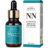 ProtoClinical k-beauty Cos De BAHA Nicotinamide Mononucleotide NMN 10% NN Serum 30ml brown dropper serum bottle beside a white teal carton box on a clean white background