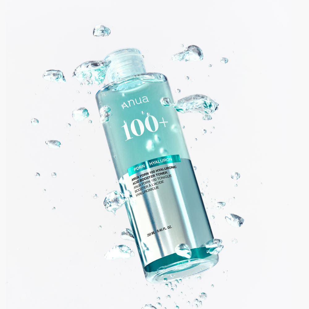 ProtoClinical k-beauty teal cosmetic product packaging on a pale blue and white background.