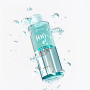 ProtoClinical k-beauty teal cosmetic product packaging on a pale blue and white background.