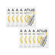 ProtoClinical k-beauty Anua Vita C Porestrix Brightening Serum Mask 22ml X 10ea single mask packaging in a square packshot on a clean light background