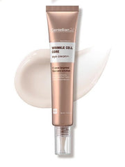 ProtoClinical k-beauty Centellian24 Wrinkle Cell Core Eye Cream RX 30ml single upright beige eye cream tube centered on a white background with pale blue side shadows