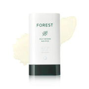 ProtoClinical k-beauty Green Finger FoRest Multi Defense Sun Stick SPF PA++++ 19g single upright pale green sun stick package centered on a white background with gray lower shading.