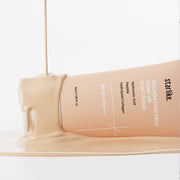 ProtoClinical k-beauty starlike Foundation Free Tone Up Sun Cream SPF50+ PA++++ 50ml single upright beige sun cream tube centered on a white background with pale blue side accents.