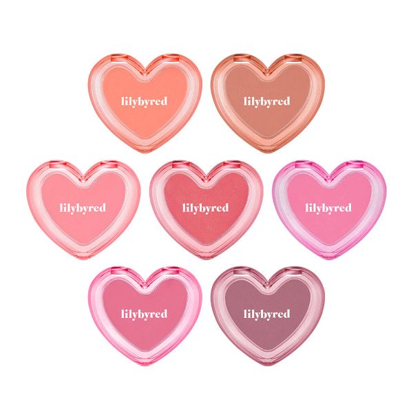 ProtoClinical k-beauty lilybyred Luv Beam Sherbet Cheek 3.5g (8colors) single blush container centered in a square packshot on a clean light background