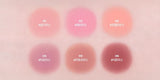 ProtoClinical k-beauty lilybyred Luv Beam Cheek Mousse 3.8g (6colors) single upright pink cheek mousse container centered on a soft mauve background.