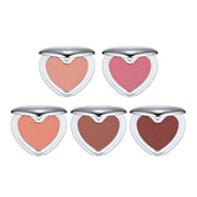 ProtoClinical k-beauty lilybyred Luv Beam Cheek Mousse 3.8g (6colors) single upright pink cheek mousse container centered on a soft mauve background.