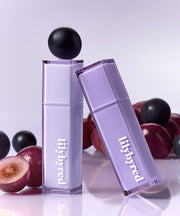 ProtoClinical k-beauty lilybyred Bloody Liar Coating Tint 4g (AD) (16colors) glossy lip tint tube with applicator-style packaging on a light background