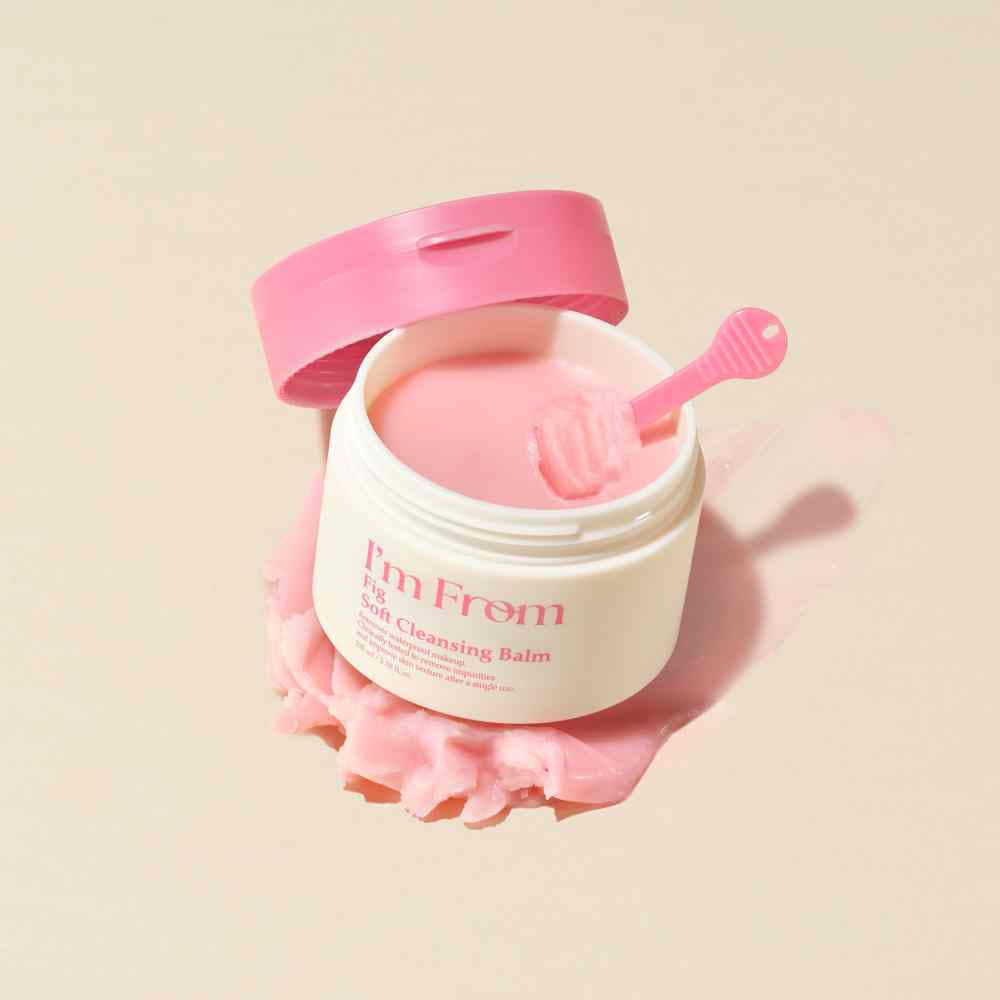ProtoClinical k-beauty peach and sage beauty graphic with a soft warm center on a light background.