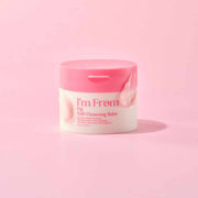 ProtoClinical k-beauty I'm from Fig Soft Cleansing Balm 100ml in a front-facing cream jar with a coral-pink lid, centered on a clean white background