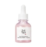 ProtoClinical k-beauty [Beauty of Joseon] Pore Firming Serum (Red Bean PDRN+Peptide) 30ml pink serum bottle with a white dropper cap and white label centered on a clean white background