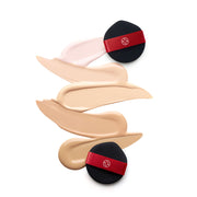 ProtoClinical k-beauty TIRTIR Mask Fit Ruby Mesh Cushion SPF30 PA++ 15g (10colors) square cushion shade graphic with red compact packaging, beige swatches, and a light layout