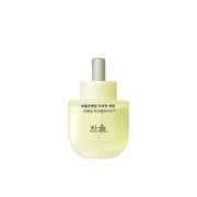 ProtoClinical k-beauty HANYUL Ginkgo Leaf Pore Resurfacing Serum 40ml single upright olive serum bottle centered on a white background with pale green side accents