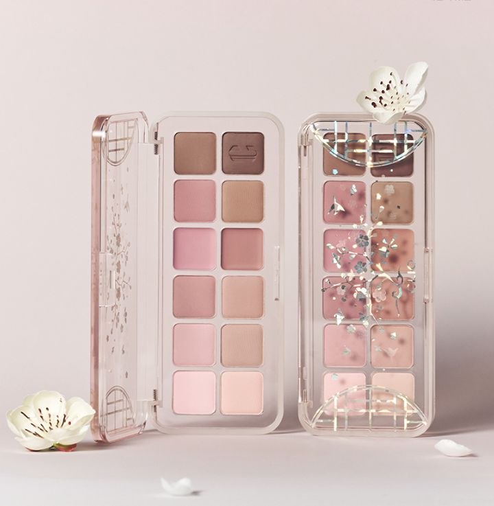 ProtoClinical k-beauty warm beige beauty graphic with a darker vertical center on a pale background.
