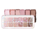 ProtoClinical k-beauty mauve and beige beauty graphic with a darker center on a pale background.