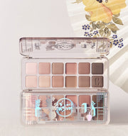 ProtoClinical k-beauty layered beige and gray beauty graphic on a pale background.