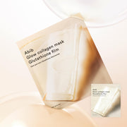 ProtoClinical k-beauty Abib Glow Collagen Mask Glutathione Film 38g X 4ea three standing sheet mask pouches in cream and taupe tones on a soft white background