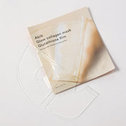 ProtoClinical k-beauty Abib Glow Collagen Mask Glutathione Film 38g X 4ea two standing sheet mask pouches in pale yellow and gray-green tones on a soft white background