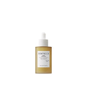 ProtoClinical k-beauty SKIN1004 Centella Teca Ampoule 50ml abstract product graphic with soft aqua and peach diagonal bands, a warm brown lower band, and a light background