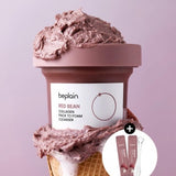 ProtoClinical k-beauty mauve and taupe beauty product silhouette on a pale lavender background.