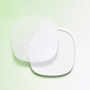 ProtoClinical k-beauty beplain Mung Bean Cotton Fit Powder Compact SPF30 PA+++ 7g square compact detail graphic with pale neutral background and green accents