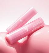 ProtoClinical k-beauty medicube PDRN Pink Collagen Volume Multi Balm 10g abstract pink beauty graphic with a pale aqua upper fade and vivid rosy lower center on a light background