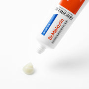 ProtoClinical k-beauty soft blue and peach beauty graphic with a muted beige center on a light background.