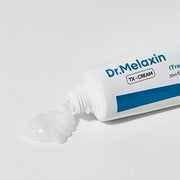 ProtoClinical k-beauty Dr.Melaxin TX Tranexamic Acid Cream 50ml single upright pale blue-gray cream tube centered on a white background