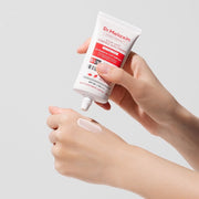 ProtoClinical k-beauty Dr.Melaxin Hydro Ceramic Tone Up Essence Sunscreen SPF50+ PA++++ 50ml single upright sunscreen bottle centered on a light background.
