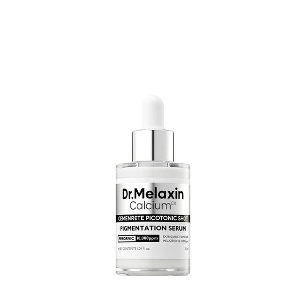 ProtoClinical k-beauty Dr.Melaxin Picotonic Shot Pigmentation Ampoule 30ml single upright slim gray package centered on a light background