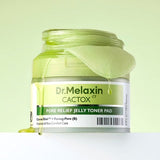 ProtoClinical k-beauty abstract pale green, cream, and lavender beauty graphic with a muted dark lower-center form on a light background.