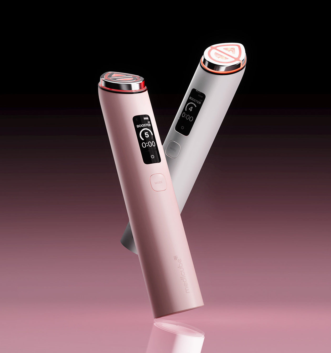 ProtoClinical k-beauty beauty product packaging in cool gray and white tones on a light background.