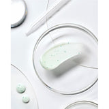 ProtoClinical k-beauty pale gray beauty graphic with soft rectangular gray forms and a narrow white center on a light background.