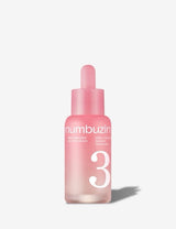 ProtoClinical k-beauty numbuzin No.3 Bifida Bakuchiol Zero Pore Serum 30ml single upright peach serum bottle centered on a pale aqua and white background.