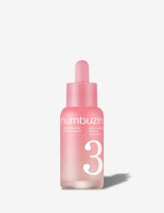 ProtoClinical k-beauty numbuzin No.3 Bifida Bakuchiol Zero Pore Serum 30ml single upright peach serum bottle centered on a pale aqua and white background.