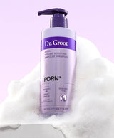 ProtoClinical k-beauty soft purple beauty product silhouette with pale yellow and white accents on a light background.
