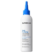 ProtoClinical k-beauty Dr.FORHAIR Aero Purifying Scalp Exfoliator 200ml in slim blue-gray packaging shown as a single product silhouette on a light background