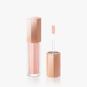 ProtoClinical k-beauty [DEAR DAHLIA] Paradise Shine Eye Sequins 4g #03 Goddess beauty close-up with a centered vertical form, warm beige and rose tones, and a pale blue and white background