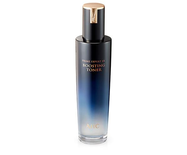 ProtoClinical k-beauty AHC Prime Expert Ex Boosting Toner 130ml single upright toner bottle centered on a light background