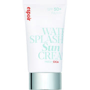 ProtoClinical k-beauty espoir Water Splash Sun Cream Fresh 60ml SPF50+PA+++ single upright pale aqua sunscreen tube on a clean white background.