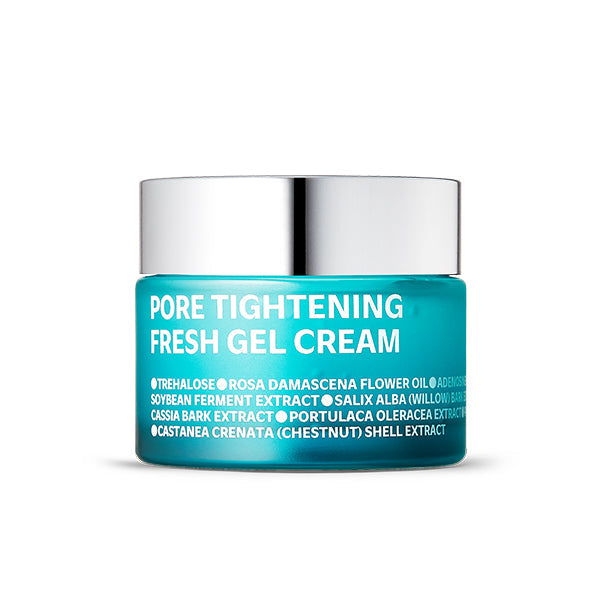 ProtoClinical k-beauty abstract aqua vertical graphic with a muted teal center on a pale background