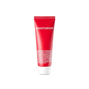 ProtoClinical k-beauty rosy magenta beauty product silhouette with soft aqua side accents on a light background.