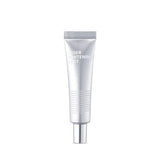ProtoClinical k-beauty isoi Bulgarian Rose Whitening Laser Spot 20ml shown as a blue-gray spot treatment package silhouette with a soft pink lower accent on a light background