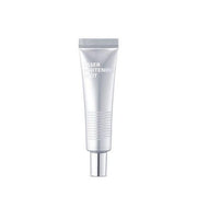 ProtoClinical k-beauty isoi Bulgarian Rose Whitening Laser Spot 20ml shown as a blue-gray spot treatment package silhouette with a soft pink lower accent on a light background
