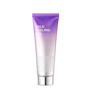 ProtoClinical k-beauty soft lavender beauty product silhouette with a muted taupe vertical center on a light background.